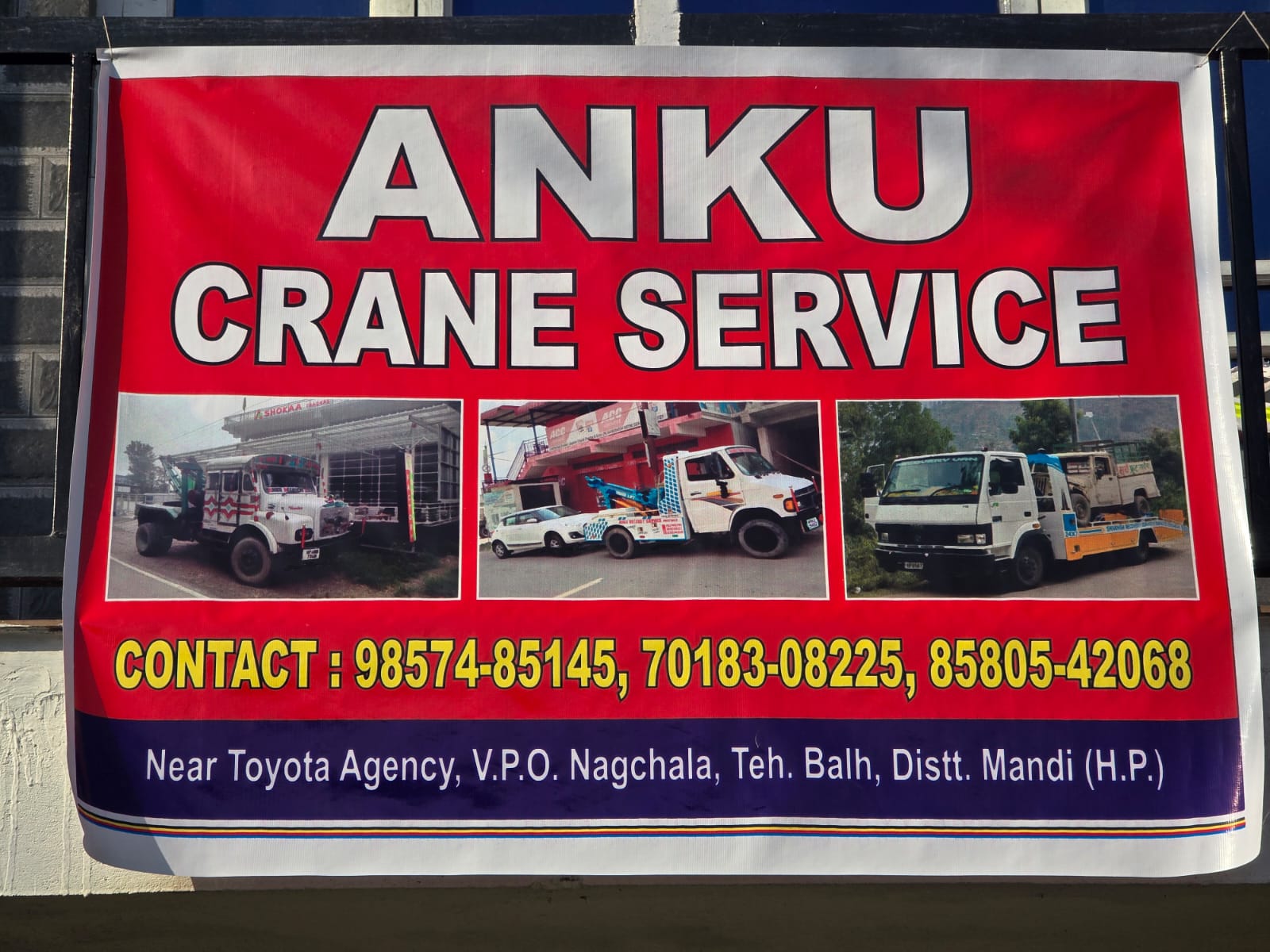ANKU Crane Recovery Vehicle - Heavy duty crane truck with extended boom